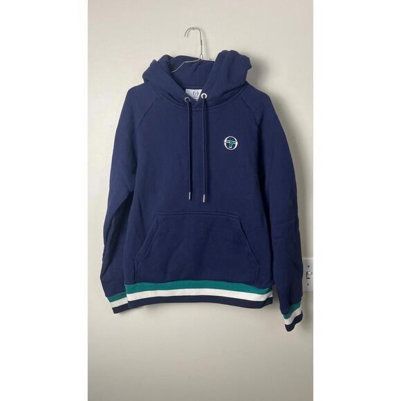 UNION X SERGIO TACCHINI BLUE HOODIE - Picture 2 of 8
